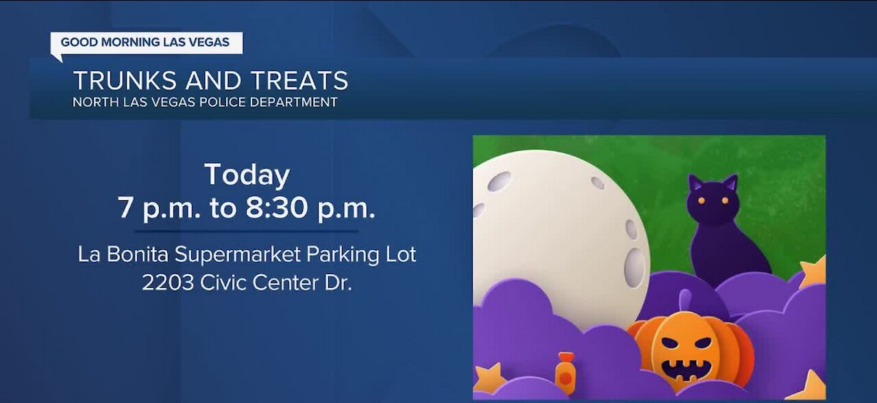 North Las Vegas police host 'Trunks and Treats' Wednesday night