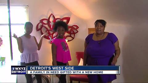 Family in need gifted new home