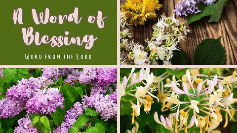 A Word of Blessing-Word from the Lord