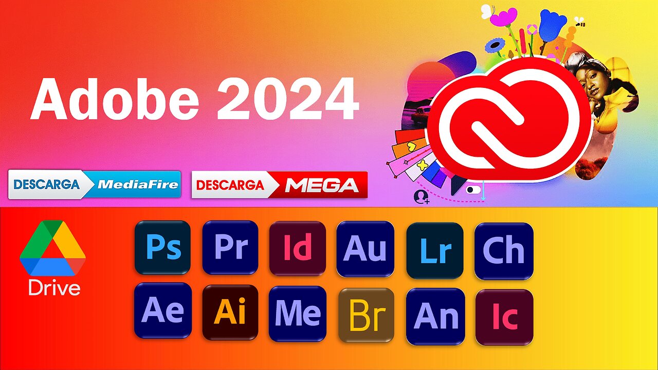 Instalar y Activar ADOBE CREATIVE CLOUD 2024 - 64 bits - LICENCIA ILIMITADA