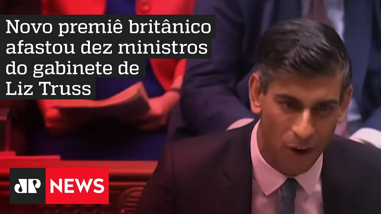 Rishi Sunak responde perguntas na Câmara dos Comuns