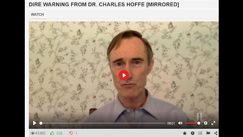 DR.CHARLES HOFFE VISAR GENOM SINA PATIENTER ATT "VACCINET" DÖDAR