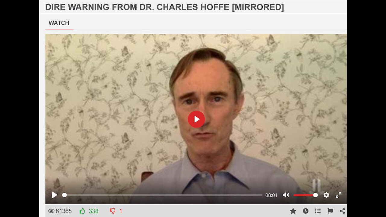 DR.CHARLES HOFFE VISAR GENOM SINA PATIENTER ATT "VACCINET" DÖDAR