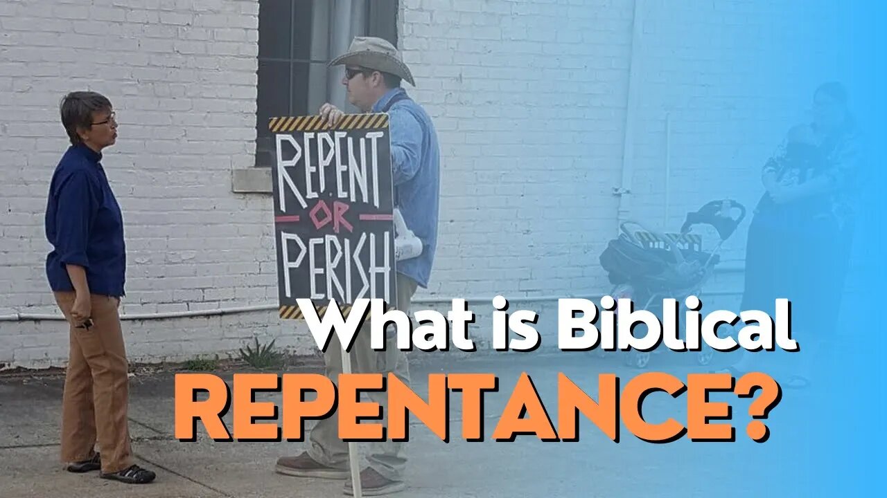 Do you have to "repent of your sins" to get saved? What is BIBLICAL repentance for salvation?