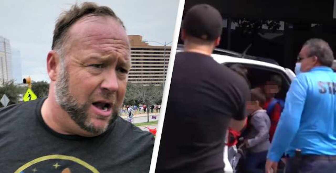 CRISIS FRONTERIZA 💥 Alex Jones INTERCEPTA un auto que transportaba ILEGALMENTE a niños