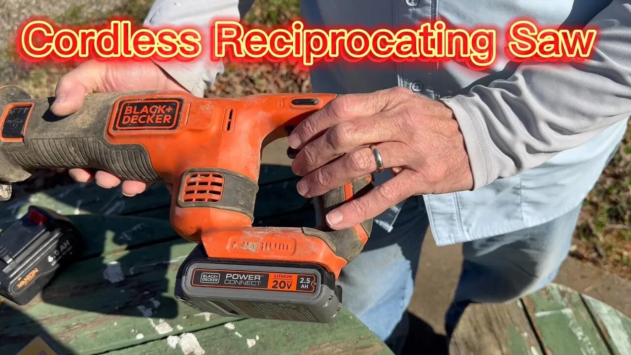 BLACK+DECKER Cordless Reciprocating Saw