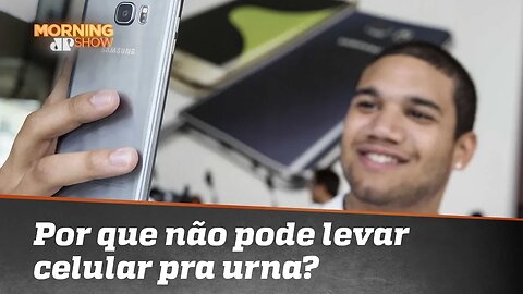 Por que não é permitido usar o telefone celular na urna eletrônica?