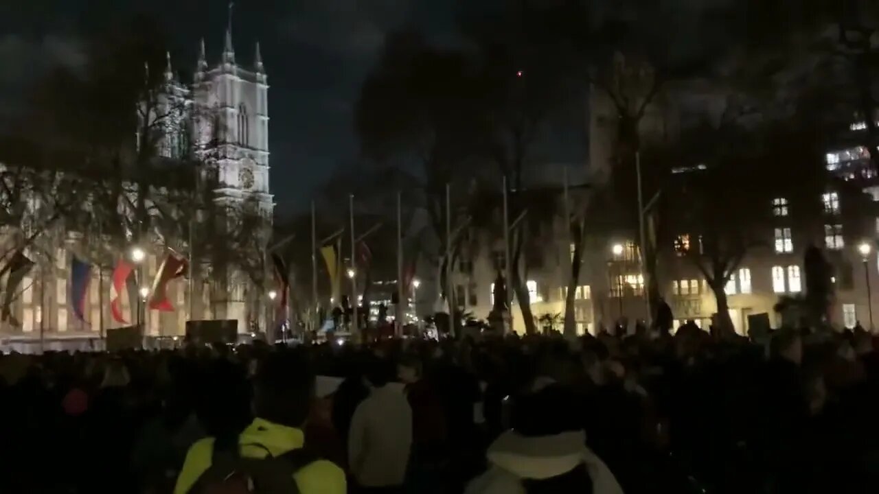 Marxists Outside Parliament attempting to interfere with the Democratic Process