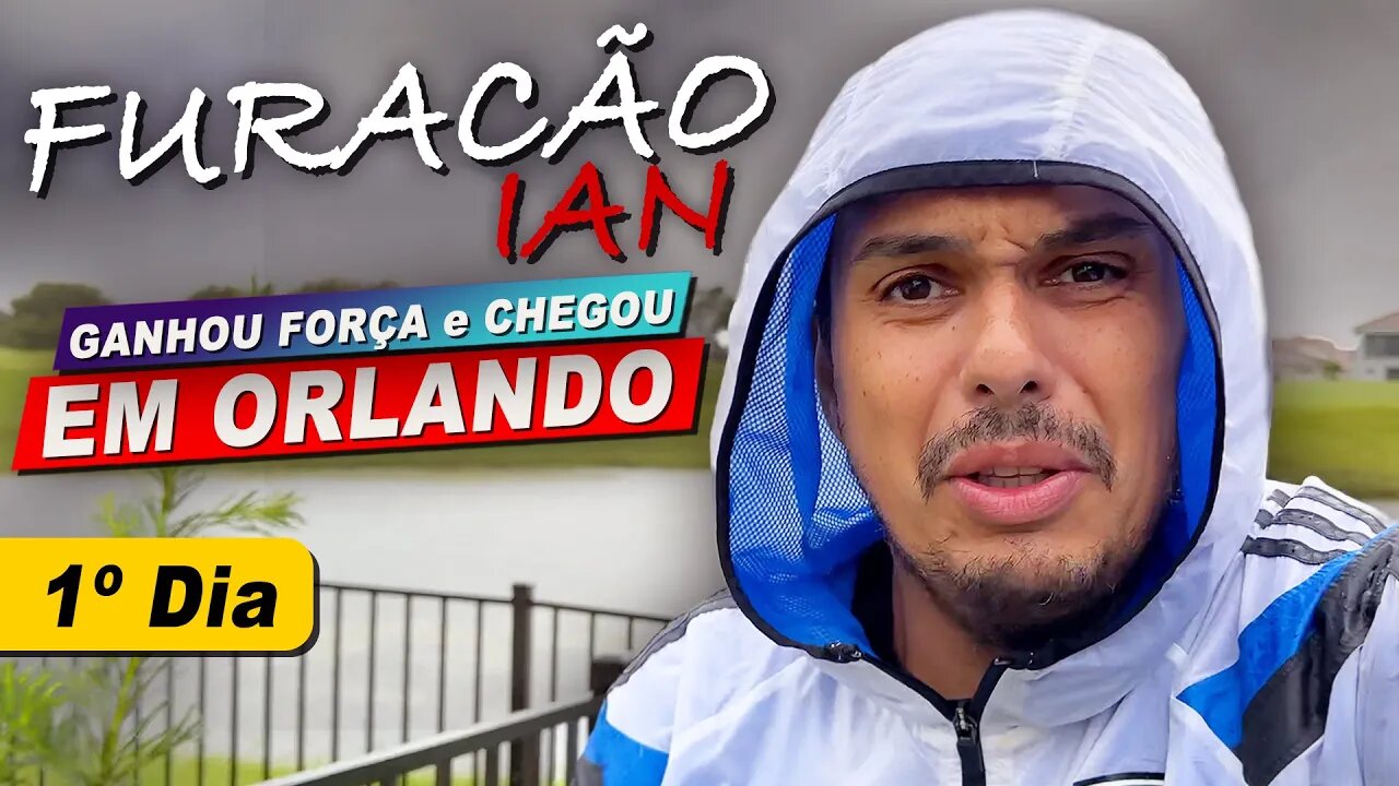 Furacão IAN 1º dia... Ele ganhou forçar e vem em direção a Orlando