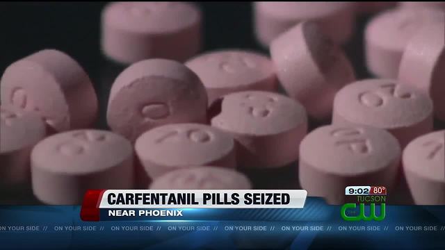 Counterfeit pills with carfentanil seized in the Phoenix area