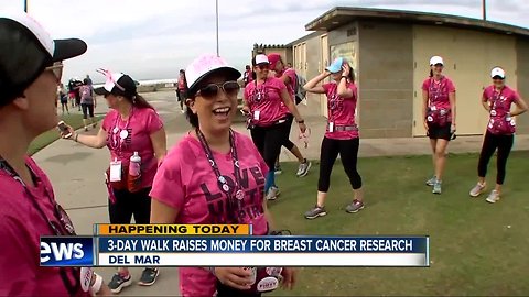 3-day walk for breast cancer awareness begins