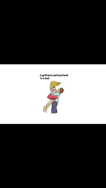 Joke. Girlfriend in a bed