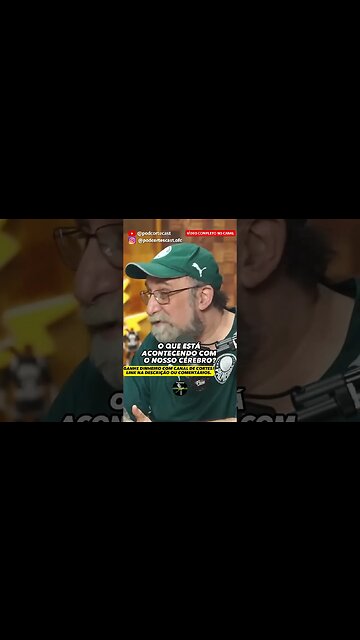 O QUE ESTÁ ACONTECENDO COM O NOSSO CÉREBRO? #shorts #cerebro #nicolelis #neurociencia #neurociência