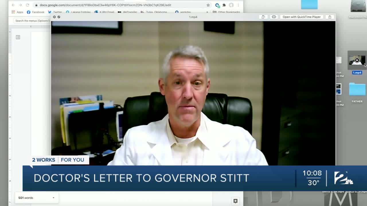 Doctor sends urgent letter to Gov. Stitt