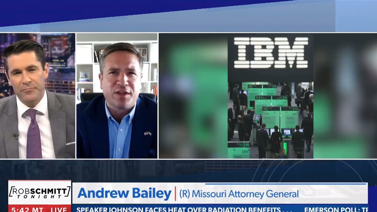 ROB SCHMITT-6/20/24-Andrew Bailey | (R) Missouri Attorney General-SUES IBM OVER DIVERSITY QUOTAS