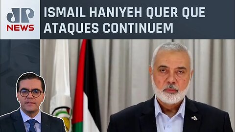 Líder do Hamas diz que palestinos não irão deixar Gaza