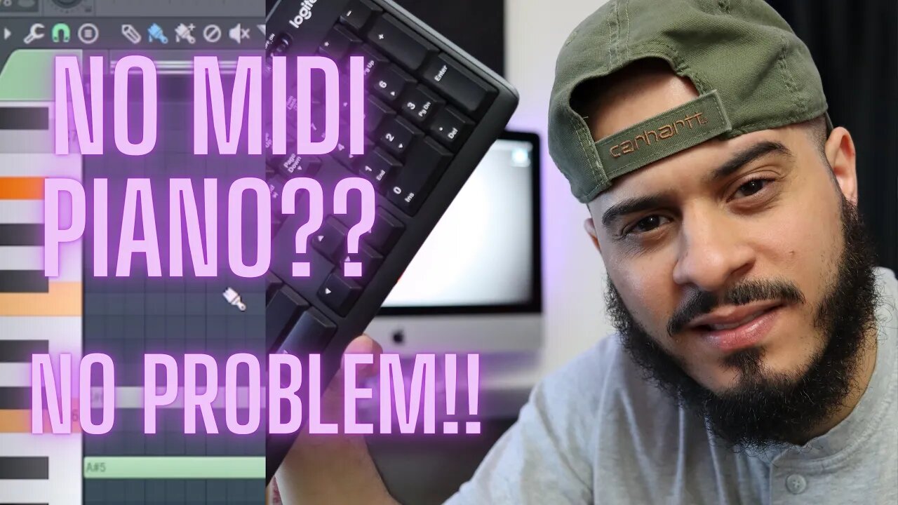 NO MIDI PIANO?? NO PROBLEM!! Try This (FL STUDIO music tutorial)