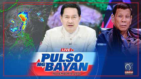 LIVE: Pulso ng Bayan with Admar Vilando at Jayson Rubrico | November 18, 2024