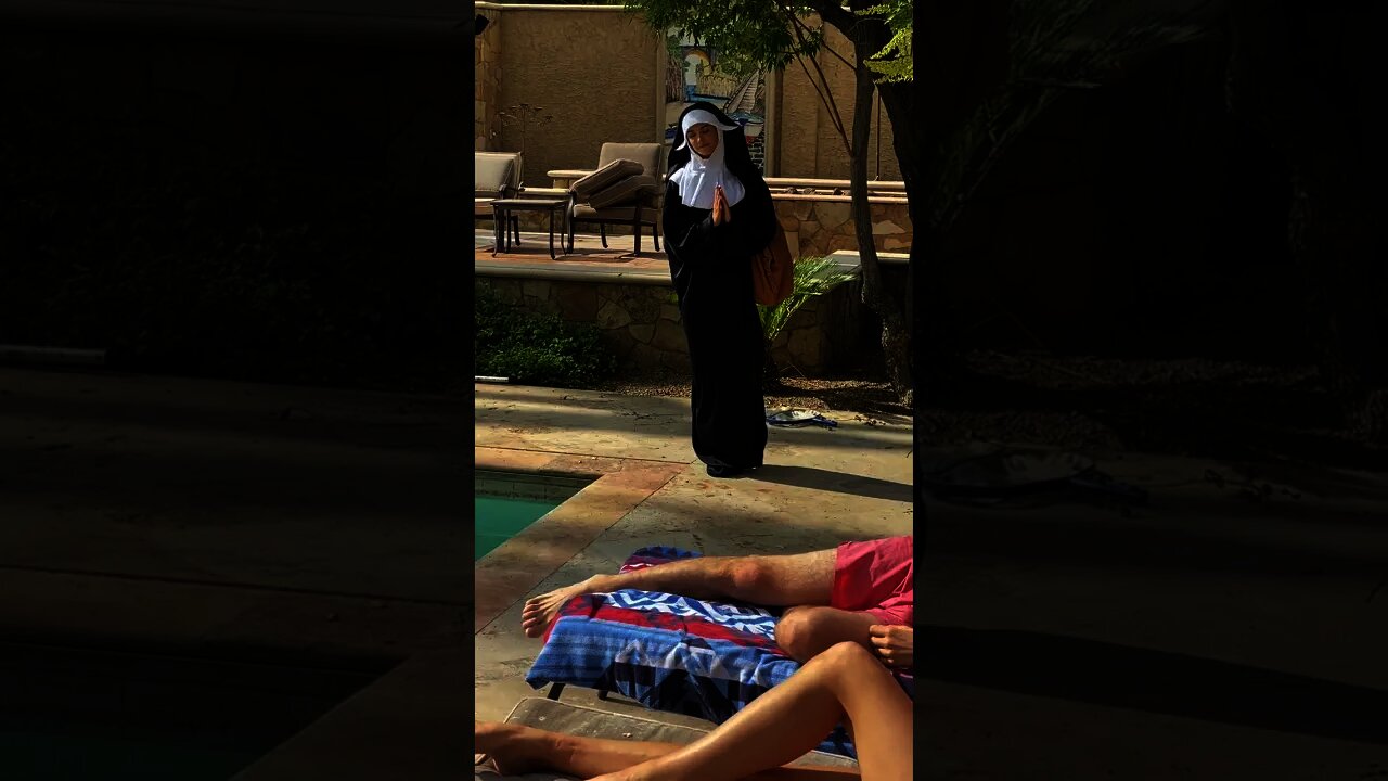 His GIRLFRIEND got ANGRY with the NUN!!!😱 For Entertainment Purposes Only