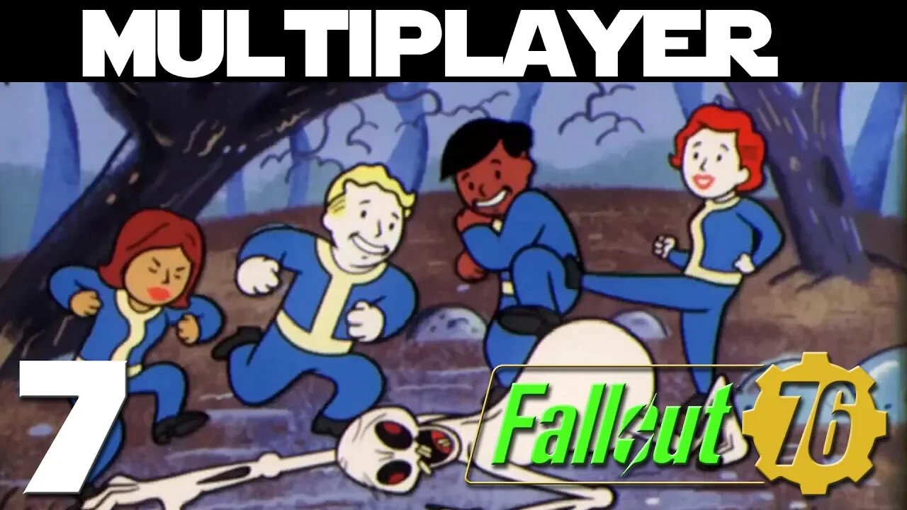 Fallout 76 Unedited Multiplayer ep 7 - Clowns On A Plane.