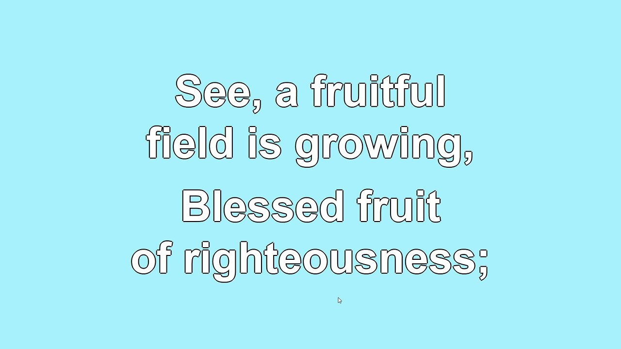 Blessed Quietness Verse 4