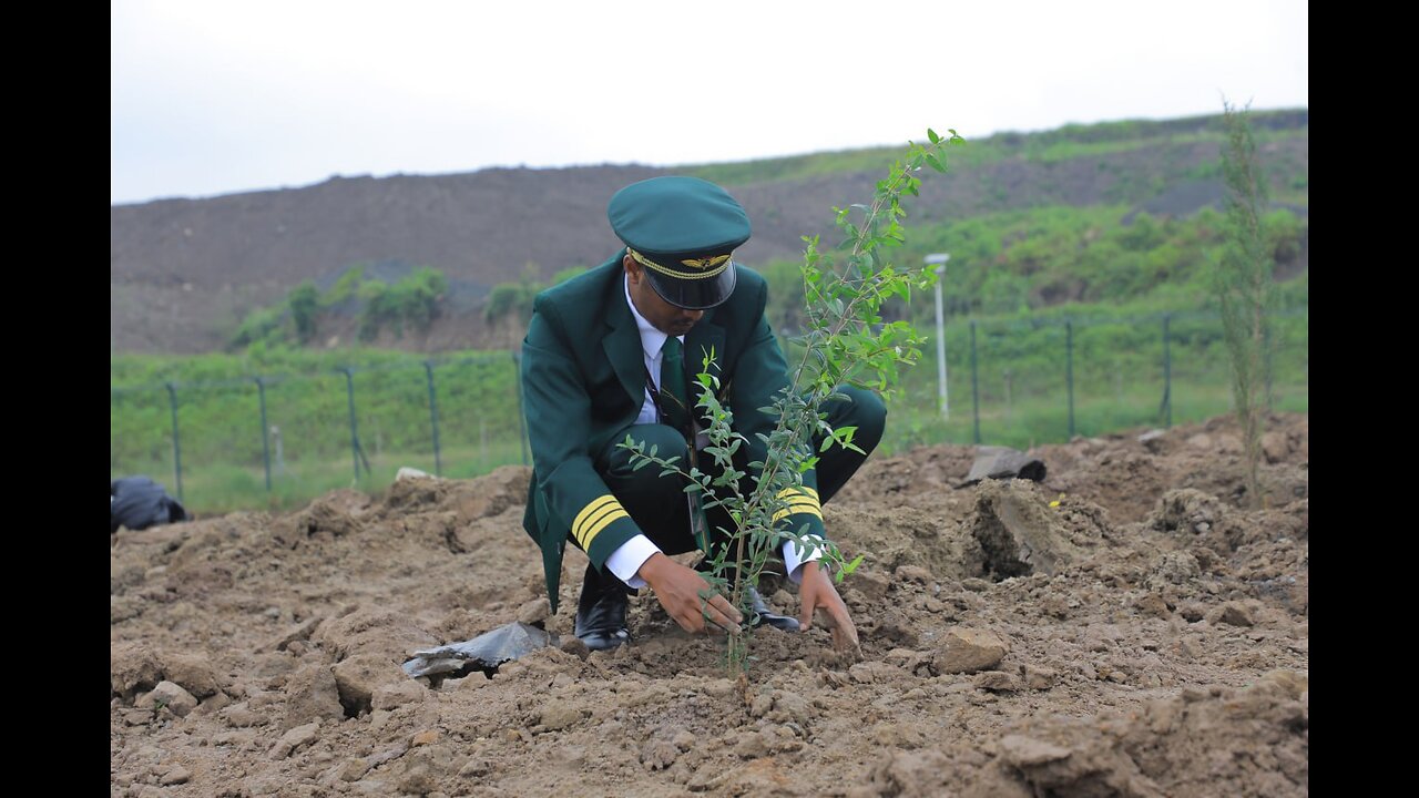 Workers of Ethiopian Airlines continued to participate in the green footprint program