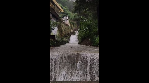 Feel the Calm: The Gentle Roar of Nature’s Magnificent Waterfall. #monsoon