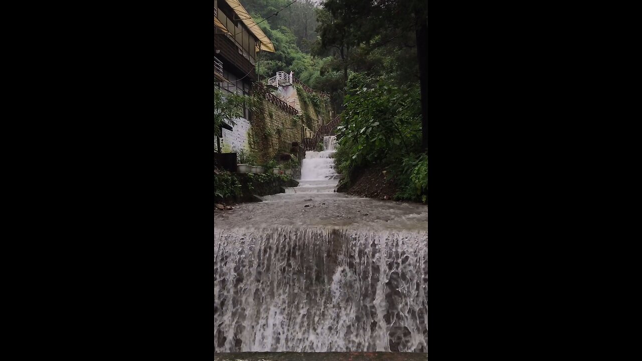 Feel the Calm: The Gentle Roar of Nature’s Magnificent Waterfall. #monsoon