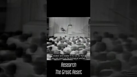 Dr. Paul Ehrlich Speaking on DEPOPULATION at the ISU Armory