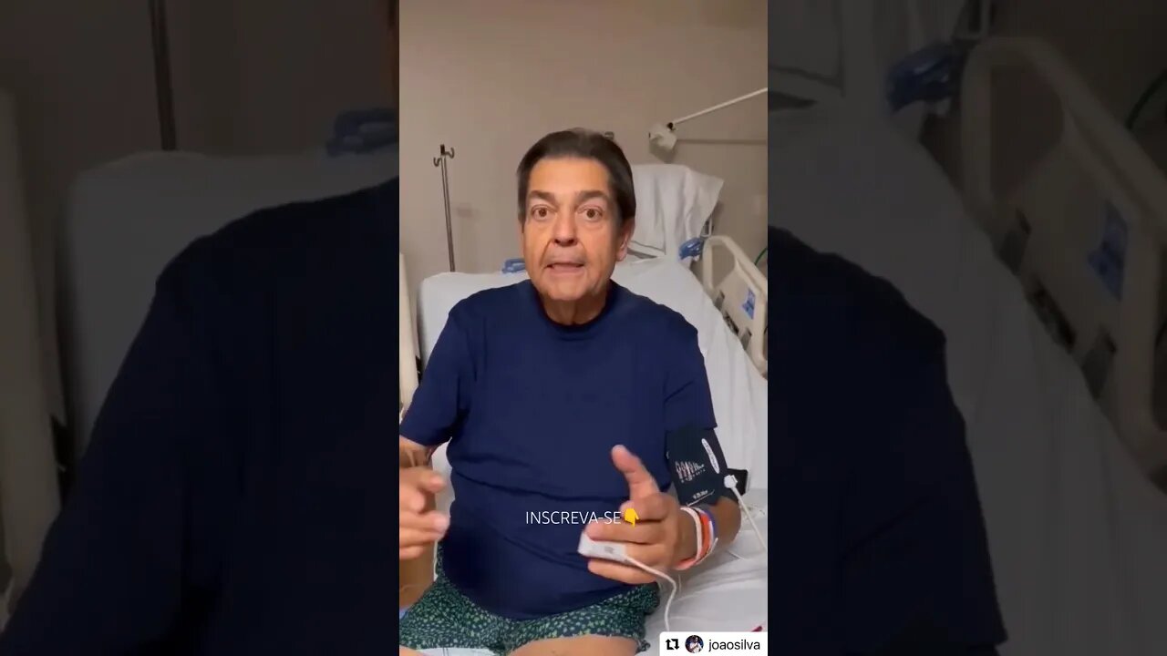 Fausto Silva o Faustão manda mensagem para seus fãns e fala do seu tratamento.. #shorts #brasil