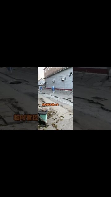 Areas in China are seeing the Chinese police patrolling the streets in hazmat suits as the Communist