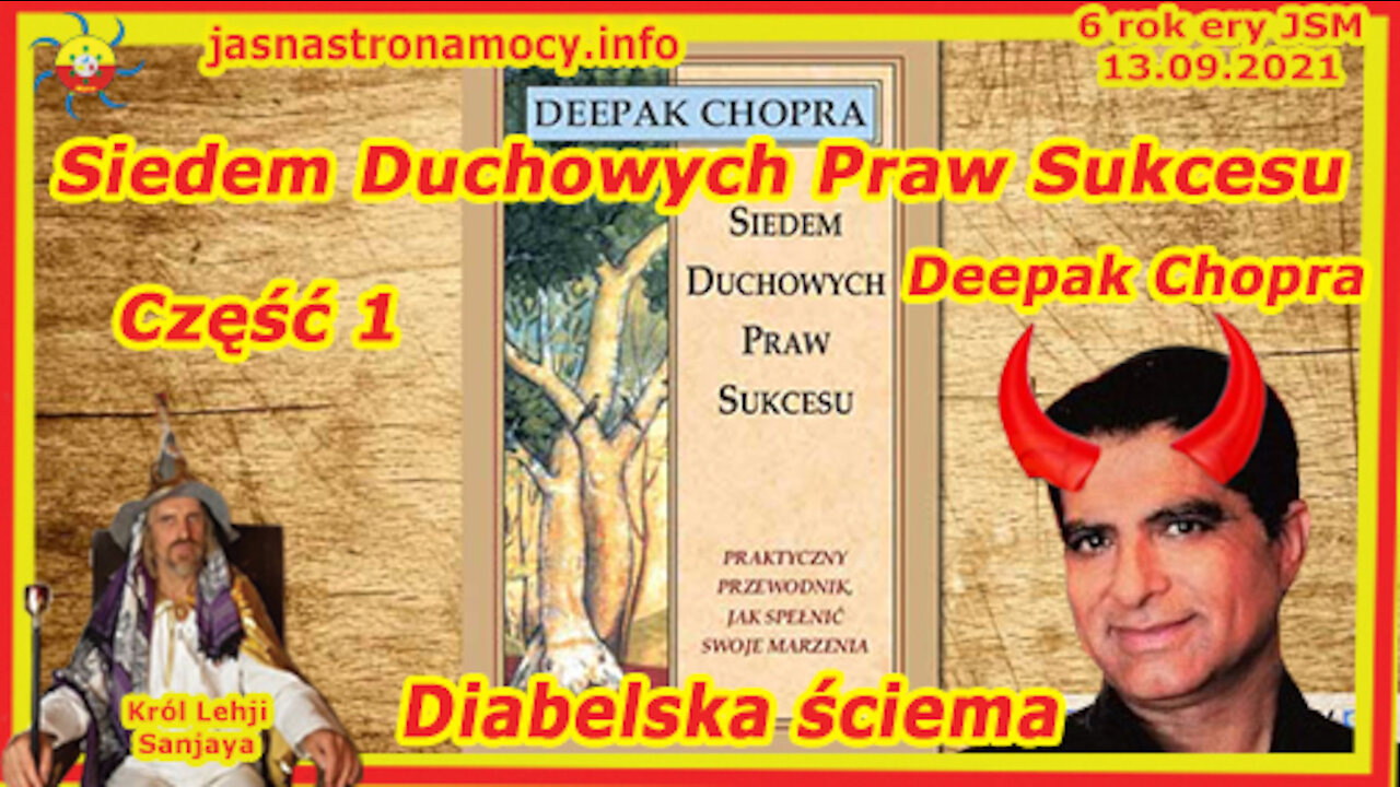 Siedem Duchowych Praw Sukcesu Deepak Chopra Diabelska ściema