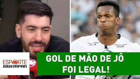 Repórter polemiza e diz que GOL DE MÃO de JÔ foi LEGAL!