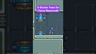 X-Buster na Fase do Flamme Mammoth - Mega Man X - Snes