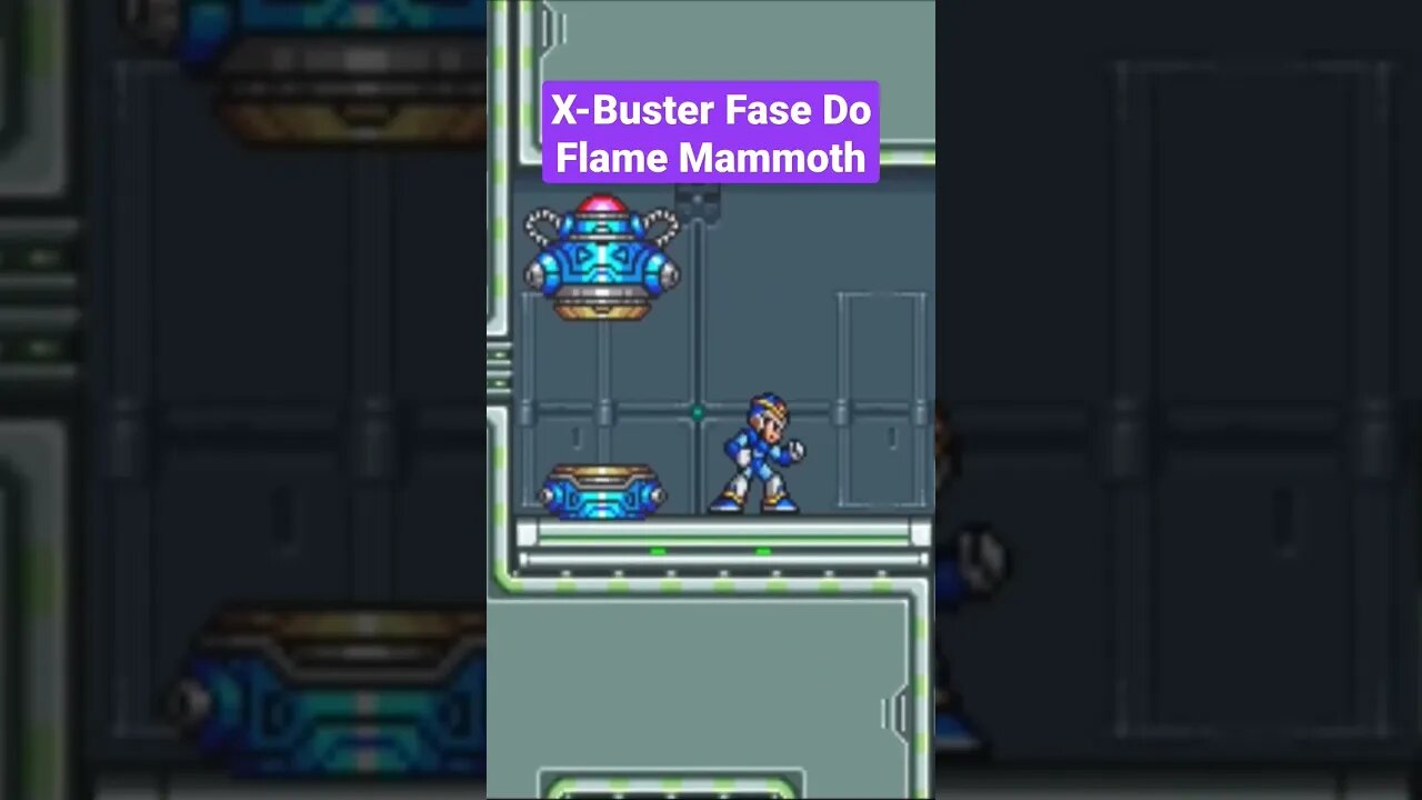 X-Buster na Fase do Flamme Mammoth - Mega Man X - Snes