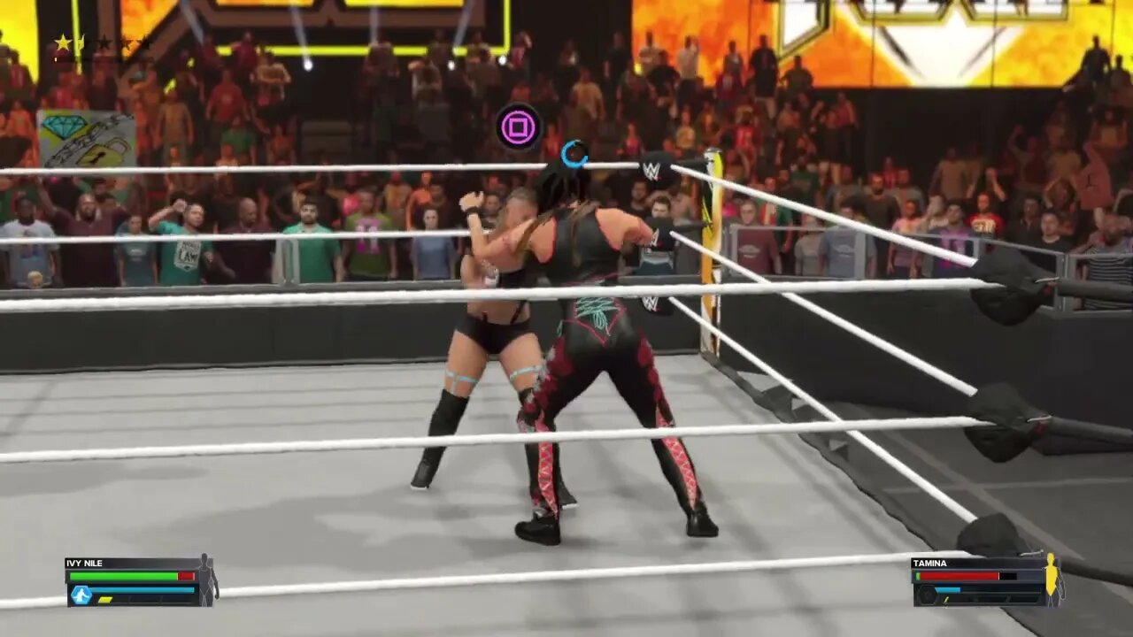 WWE 2K23: Ivy Nile Vs. Tamina (Legend Difficulty)