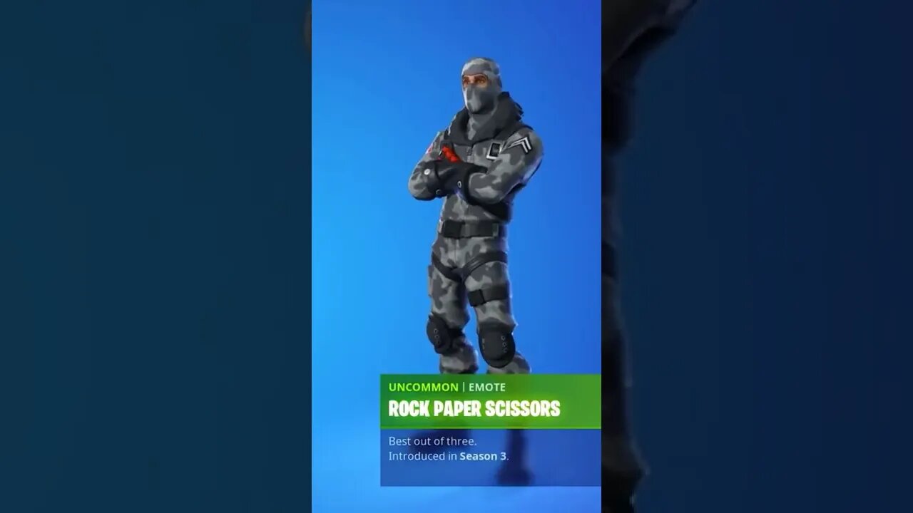 Fortnite Rock Paper Scissors Emote