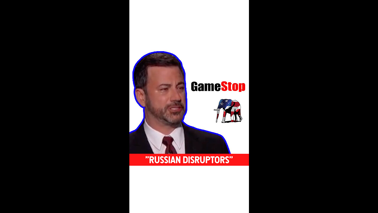 Jimmy Kimmel Calls People Who Invested in GameStop "Russian Disruptors"