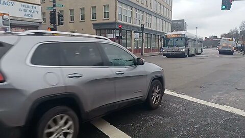 Boston police assisting with a disorientated individual