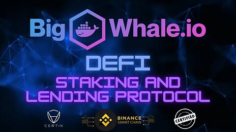 BigWhale.io Update | Earn up to 2% BNB daily | 1200 + BNB in the contract | DEFI | BSC | Crypto |