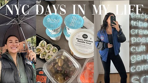 VLOG: NYC days in my life! relationship milestones(!!), fall in the city + chatty storytimes