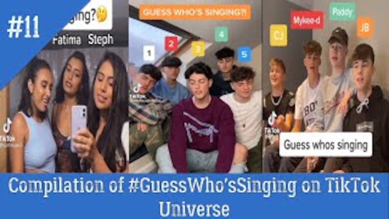 P!kPok's TikTok- Compilation of #GuessWho'sSinging on TikTok Universe