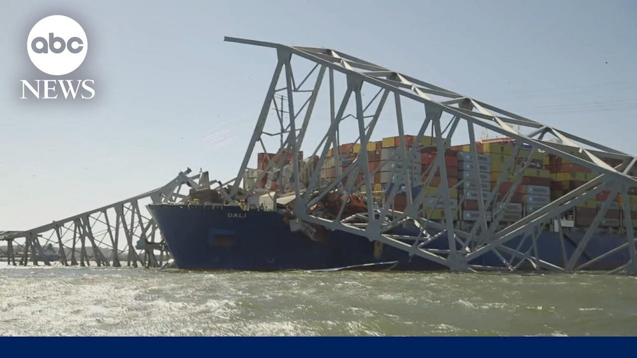 Crews scramble to clear bridge collapse debris