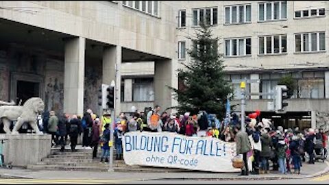 Livestream 1 - Demo - Neue Maskentrage-Pflicht ab der 4.Klasse oder Testzwang - Zürich- 1.12.21