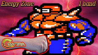 Contra gameplay but I only use 1 hand in stage 6 Energy Zone