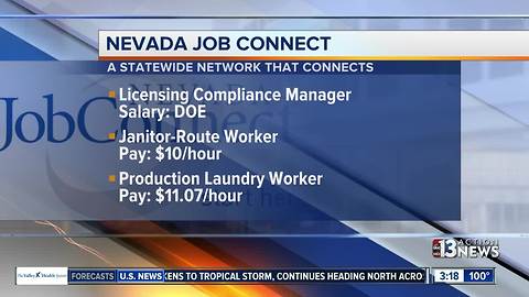 Nevada Job Connect for week of Sept. 11