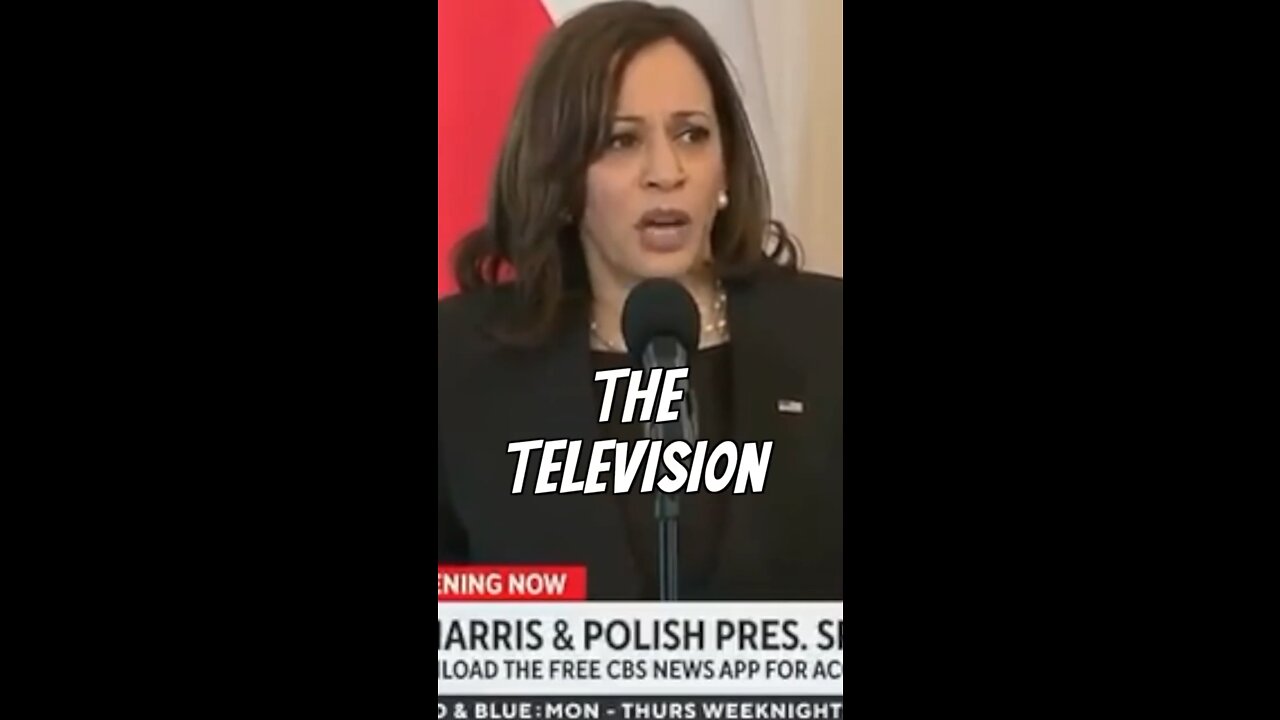 Kamala Harris being a dumb ass again.