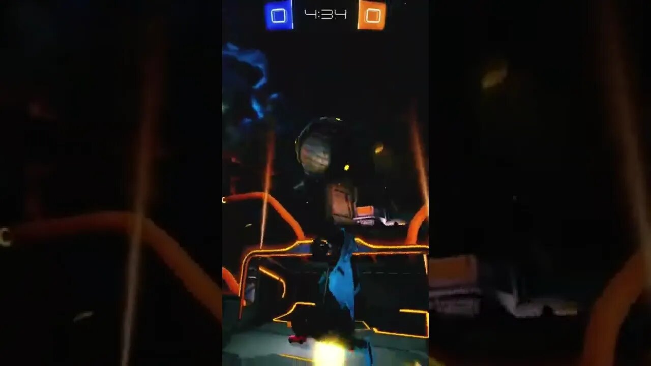 Clipping in the Upside Down Part 2!😱 #rocketleague #shorts
