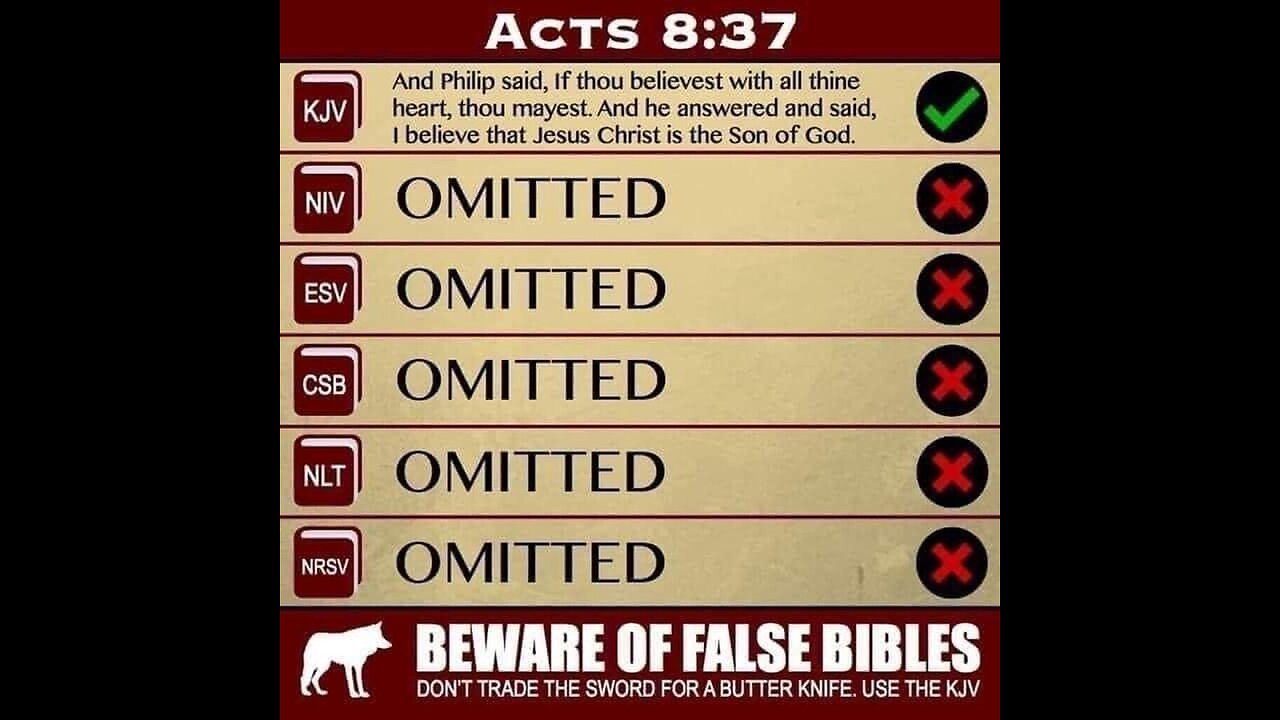WHICH VERSION OF THE BIBLE SHOULD I READ? THE KJV! - King Street News