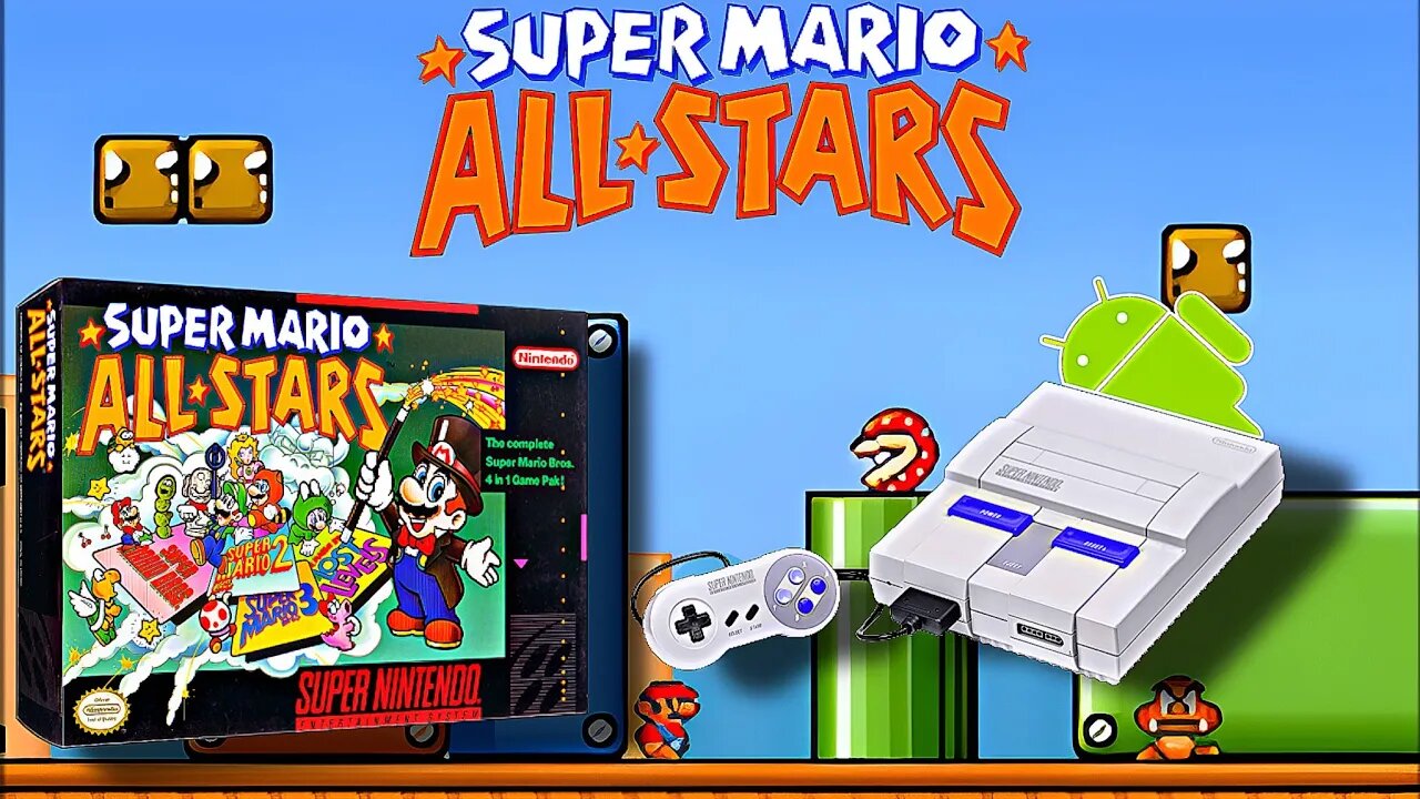 SUPER MARIO ALLSTARS PTBR SUPER NINTENDO ANDROID REVIVENDO A NOSTALGIA